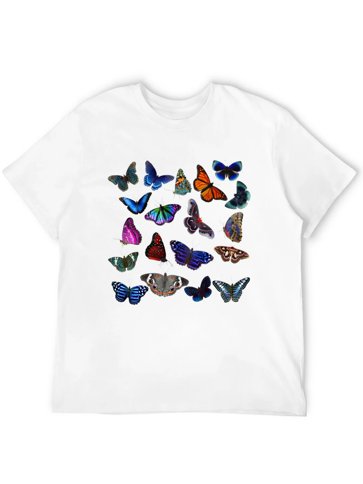 Butterfly Print Crew Neck Short Sleeve T-Shirt product image 11
