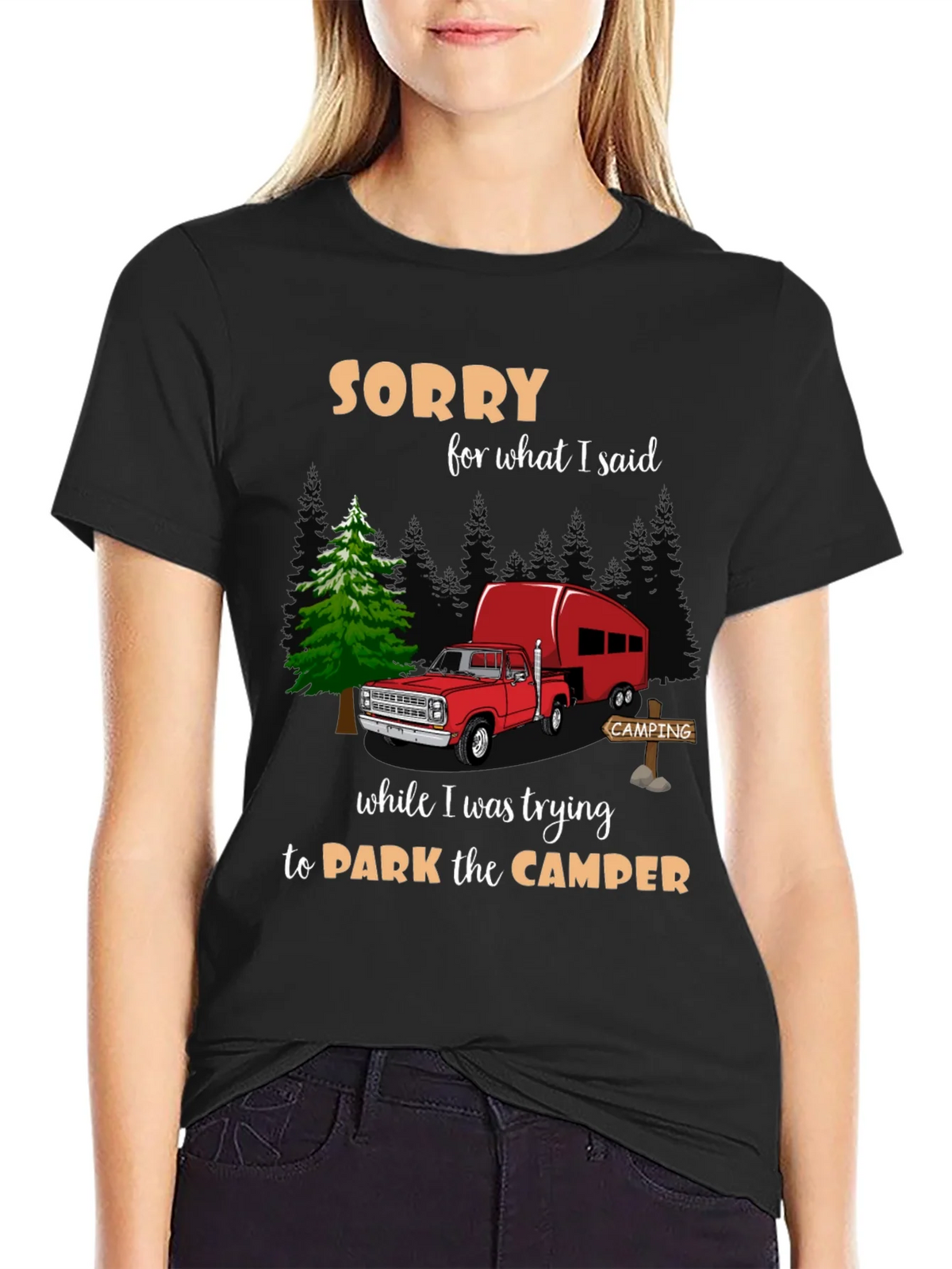 Sorry Camping T-Shirt product image 2