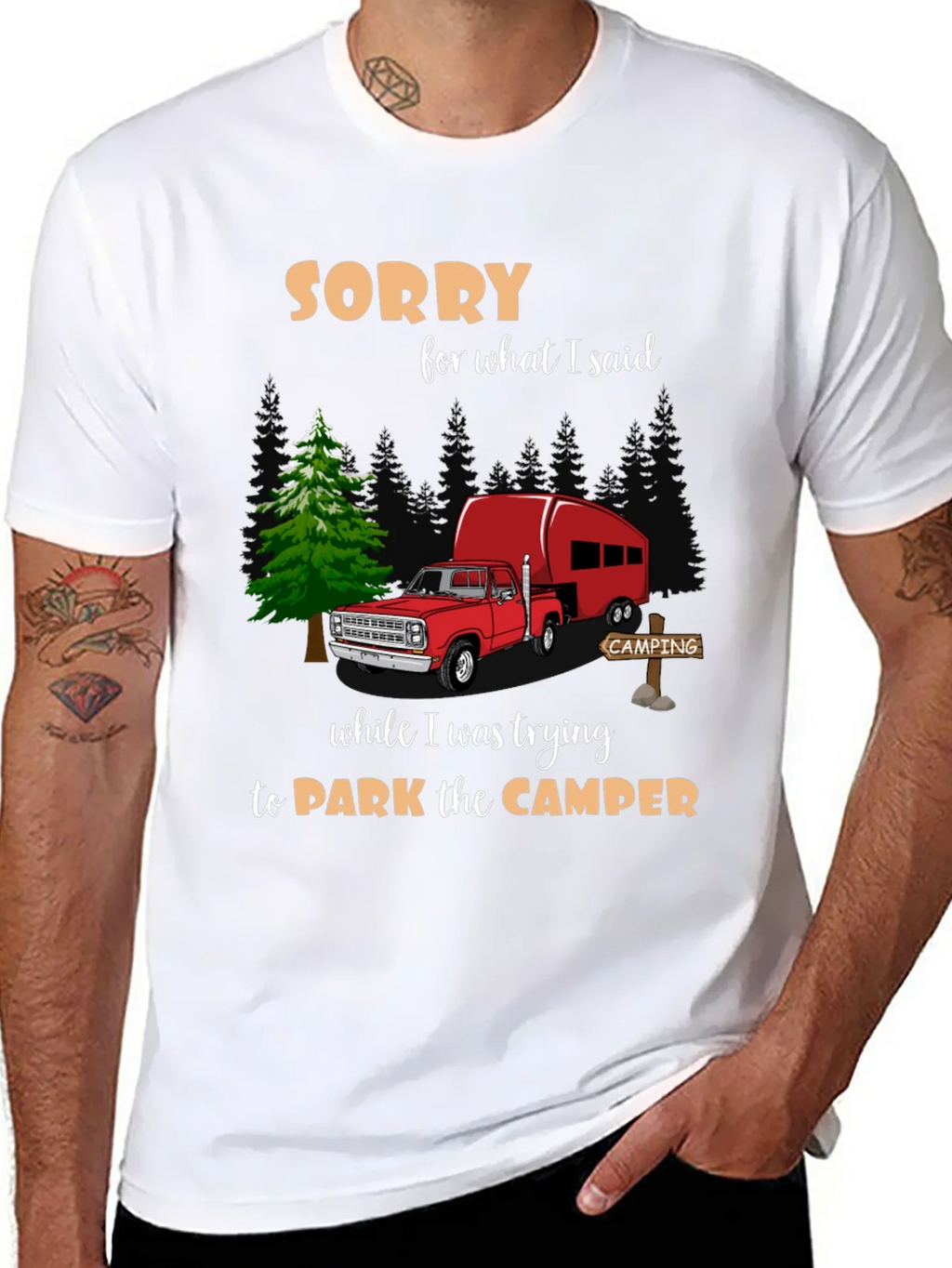 Sorry Camping T-Shirt product image 7