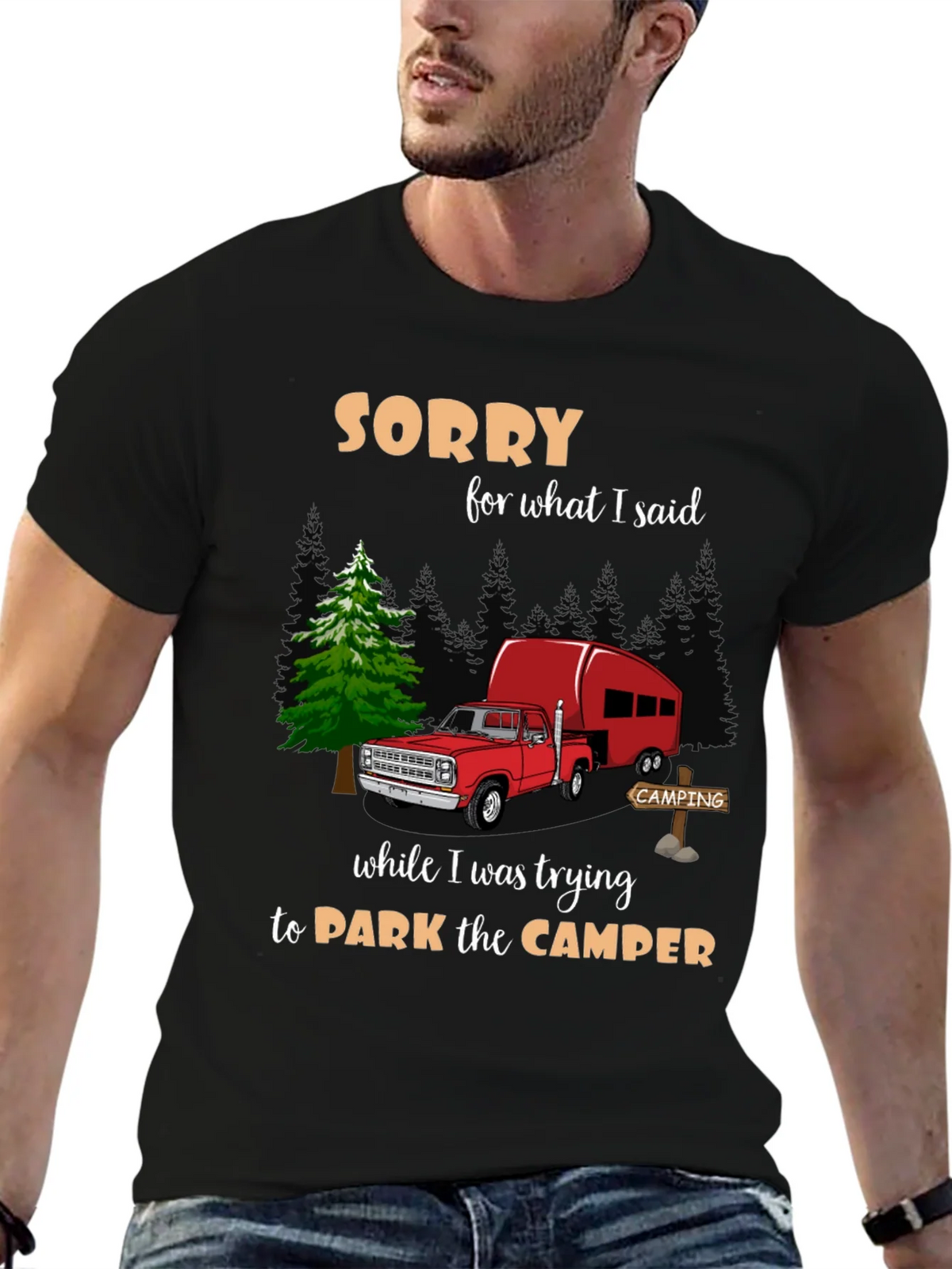 Sorry Camping T-Shirt product image 6