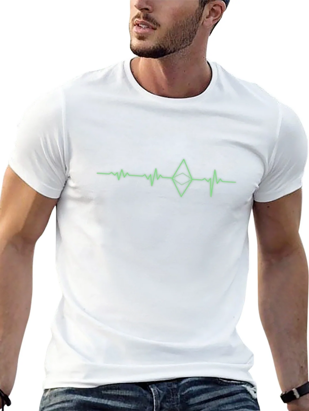 Ethereum Heartbeat T-Shirt - Crypto Tee product image 12