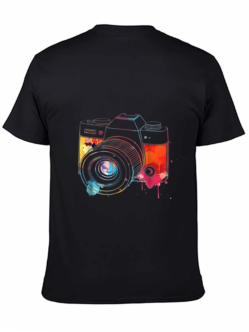 Watercolor Camera Graphic T-Shirt product image 4