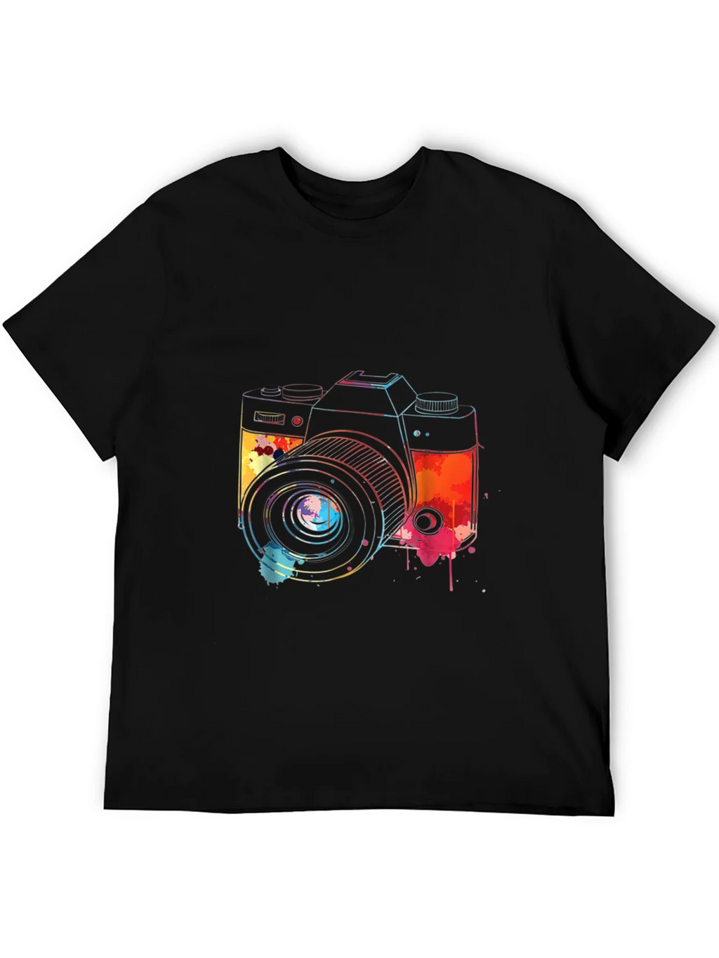 Watercolor Camera Graphic T-Shirt product image 5