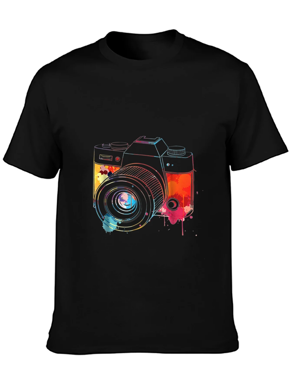 Watercolor Camera Graphic T-Shirt product image 3