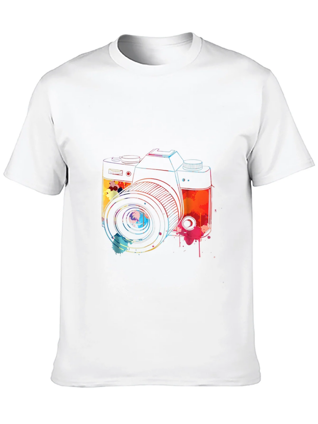 Watercolor Camera Graphic T-Shirt product image 9