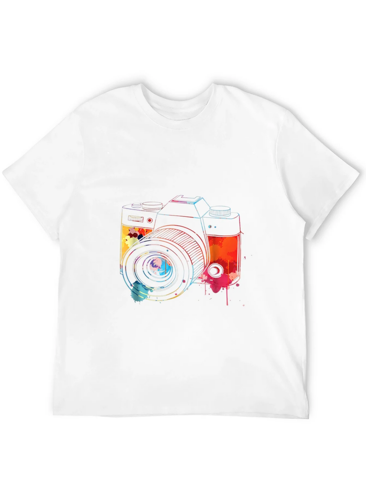 Watercolor Camera Graphic T-Shirt product image 11