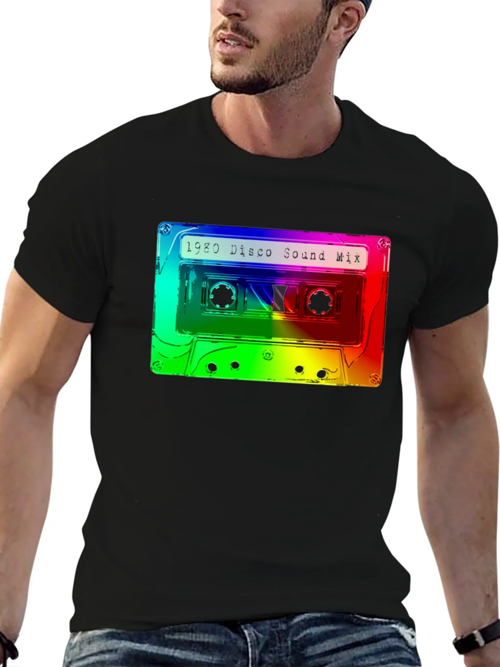 Retro 1980 Disco Sound Mix Graphic T-Shirt product image 6