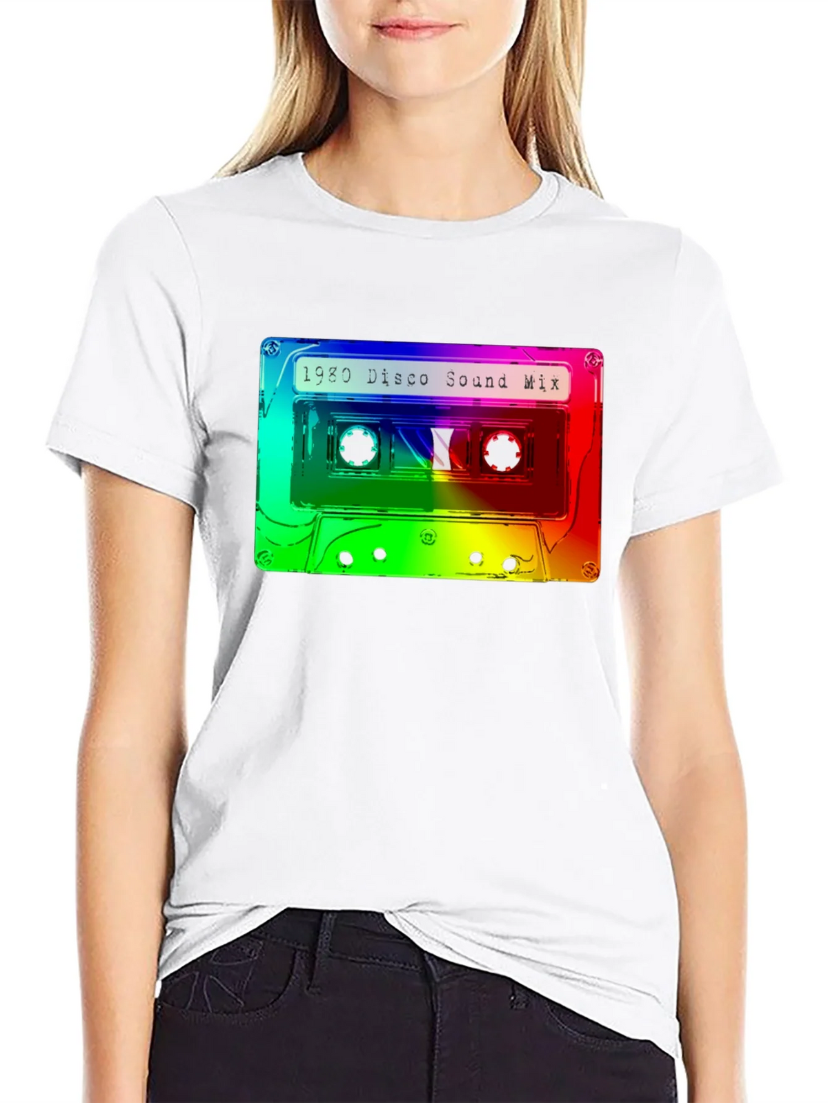 Retro 1980 Disco Sound Mix Graphic T-Shirt product image 8