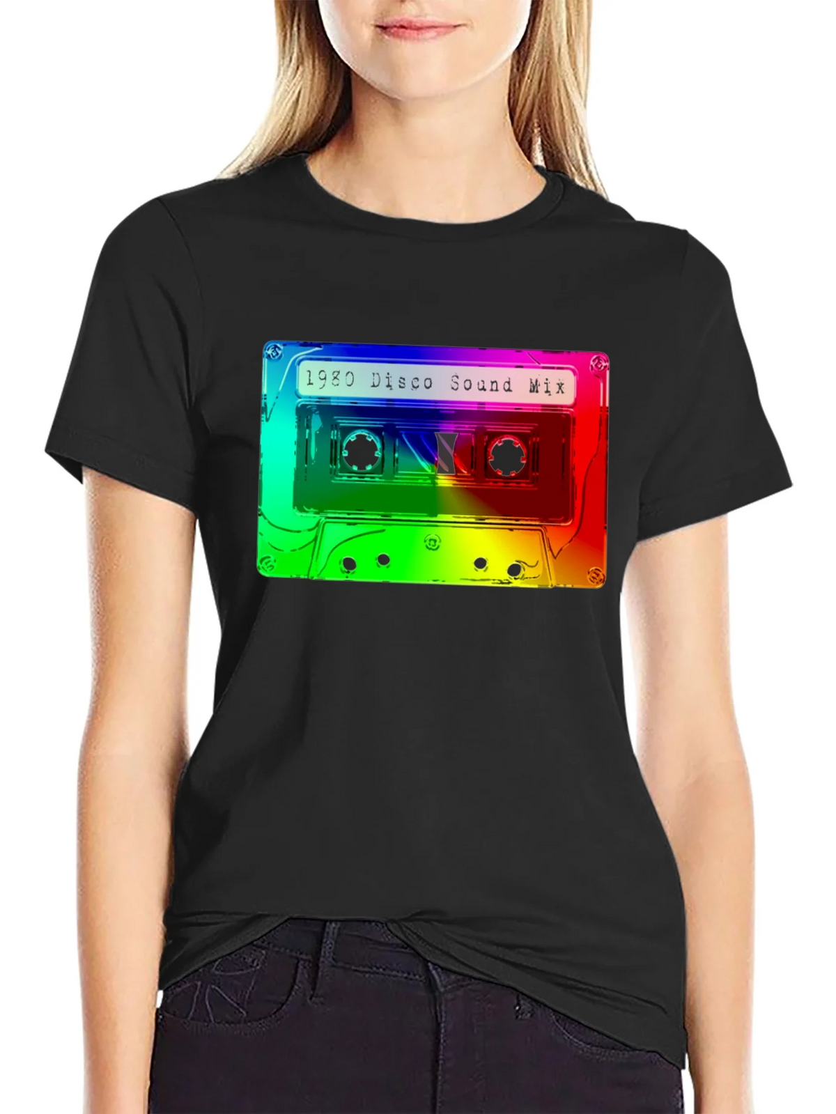Retro 1980 Disco Sound Mix Graphic T-Shirt product image 2