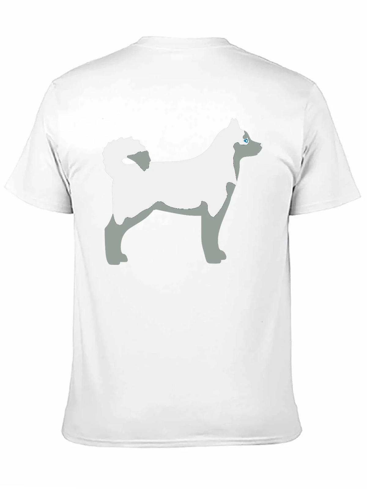 Husky Dog Graphic Tee - Black Cotton Casual T-Shirt product image 10