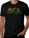 Vegan Cherry Branch Graphic T-Shirt - Unisex product image 1