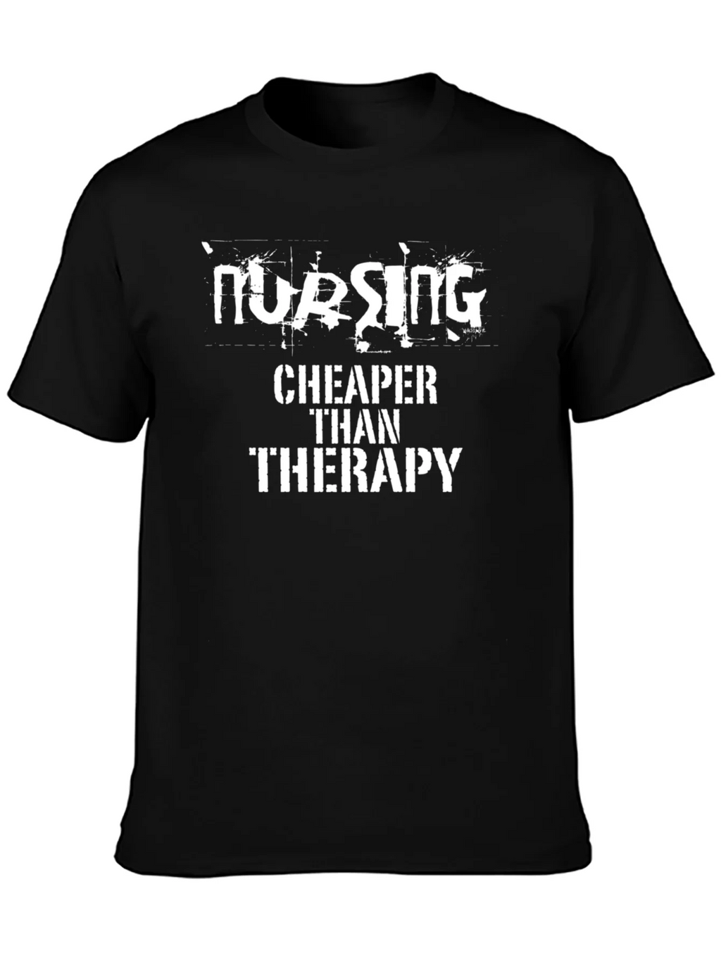Nursing Cheaper Than Therapy Graphic T-Shirt product image 3