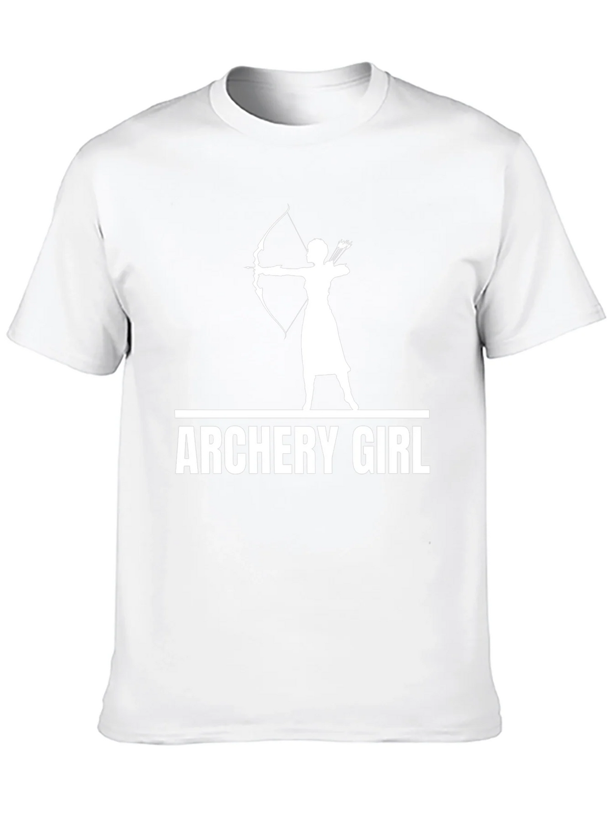 Archery Girl Graphic Tee - Black Cotton T-Shirt product image 9