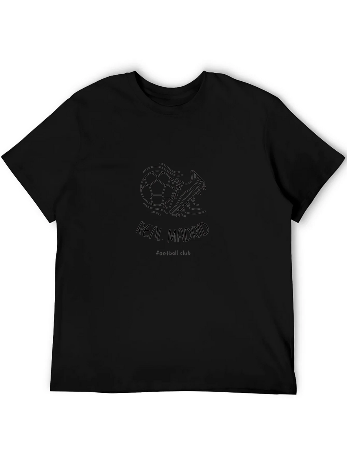 Real Madrid Soccer T-Shirt - Black product image 5