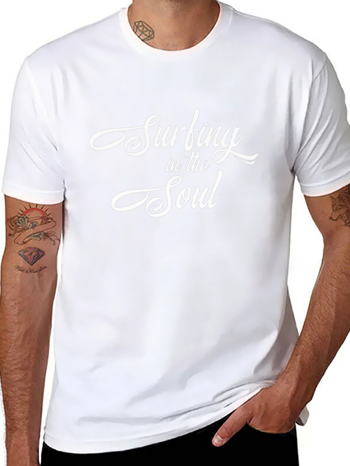 Surfing in the Soul T-Shirt - Black product image 7