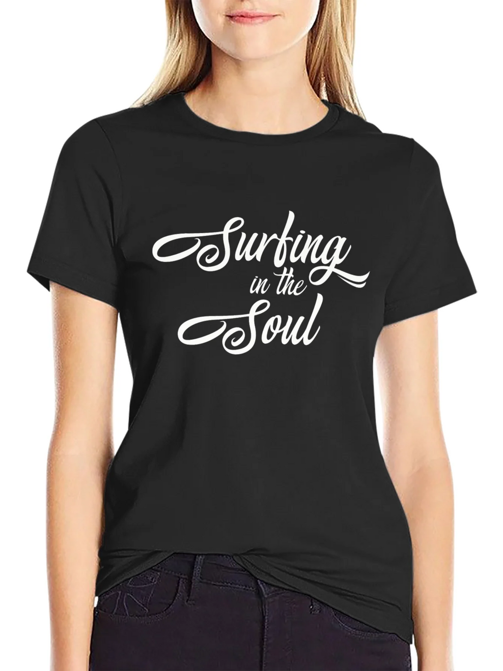 Surfing in the Soul T-Shirt - Black product image 2