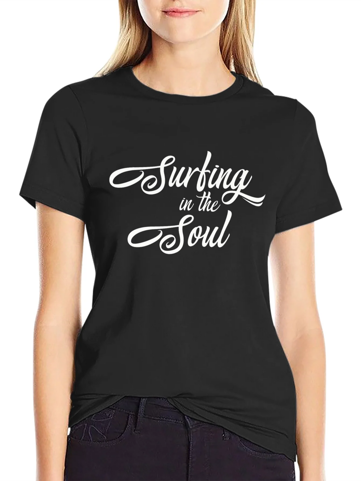 Surfing in the Soul T-Shirt - Black product image 2