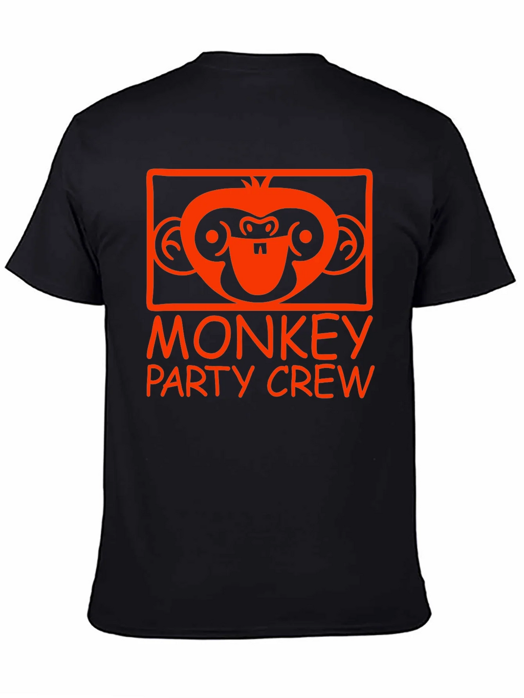 Monkey Party Crew Graphic Tee - Black product image 4