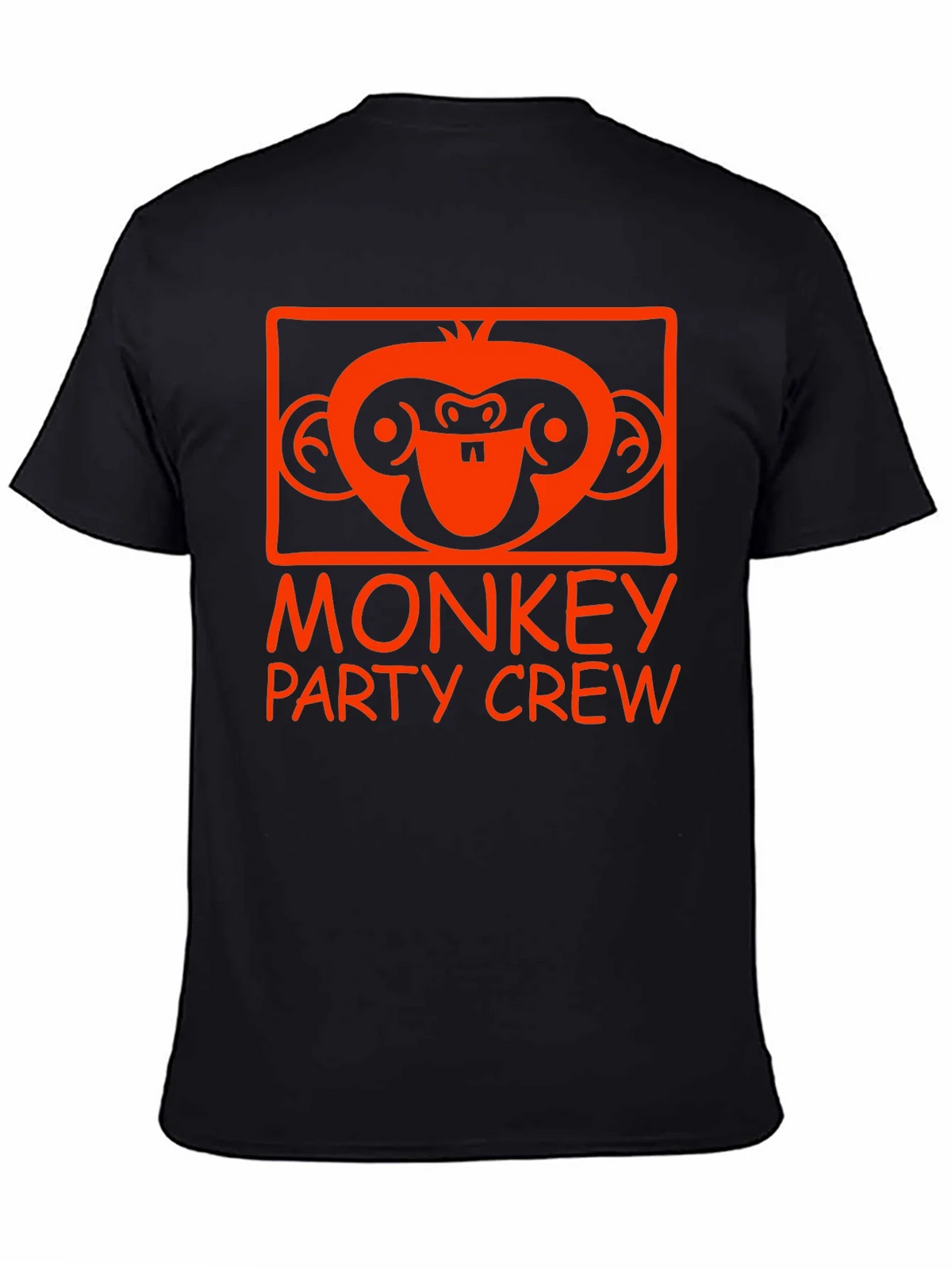 Monkey Party Crew Graphic Tee - Black product image 4