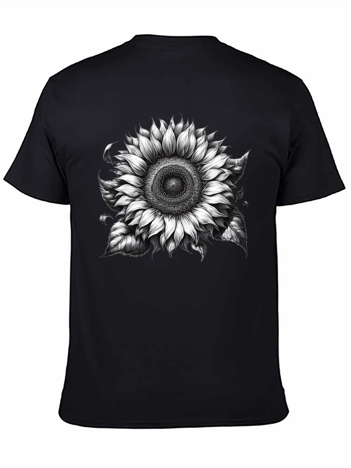 Black Sunflower Graphic Tee product image 4