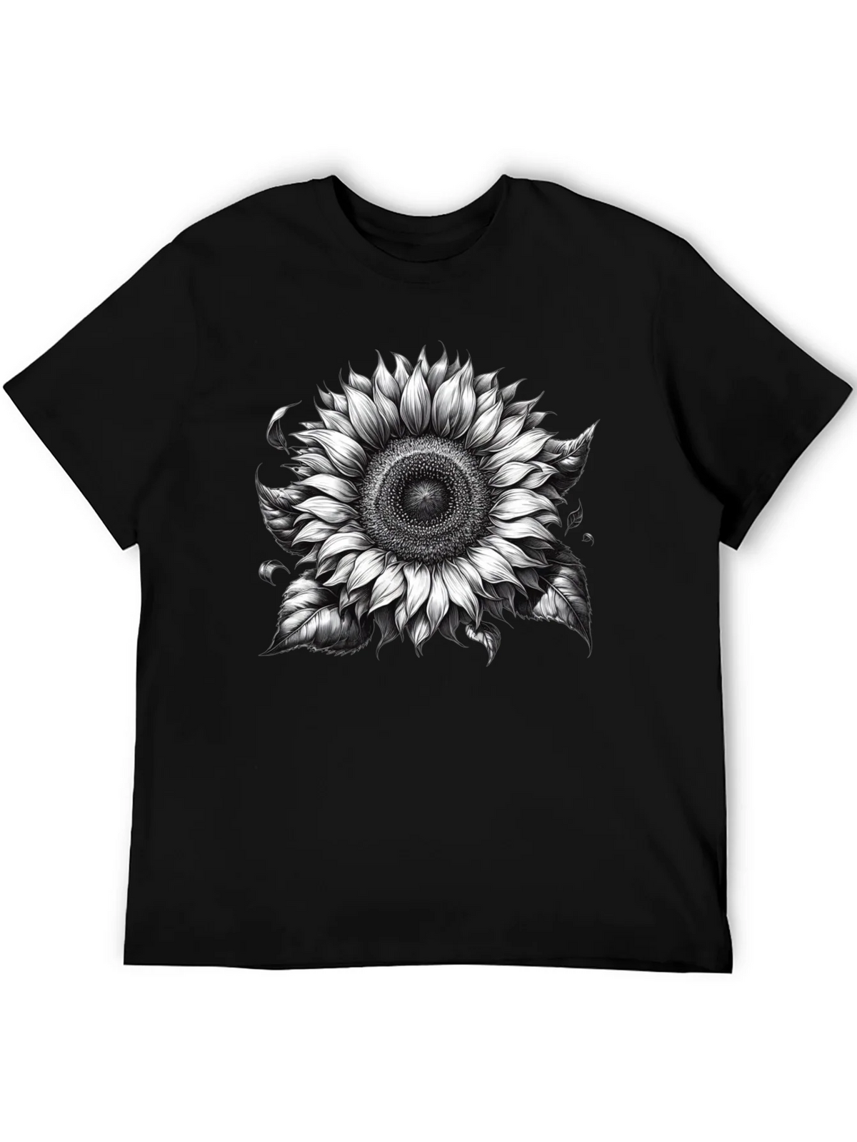 Black Sunflower Graphic Tee product image 5