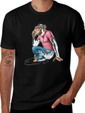 Chimpanzee Phone Call Graphic T-Shirt product image 1