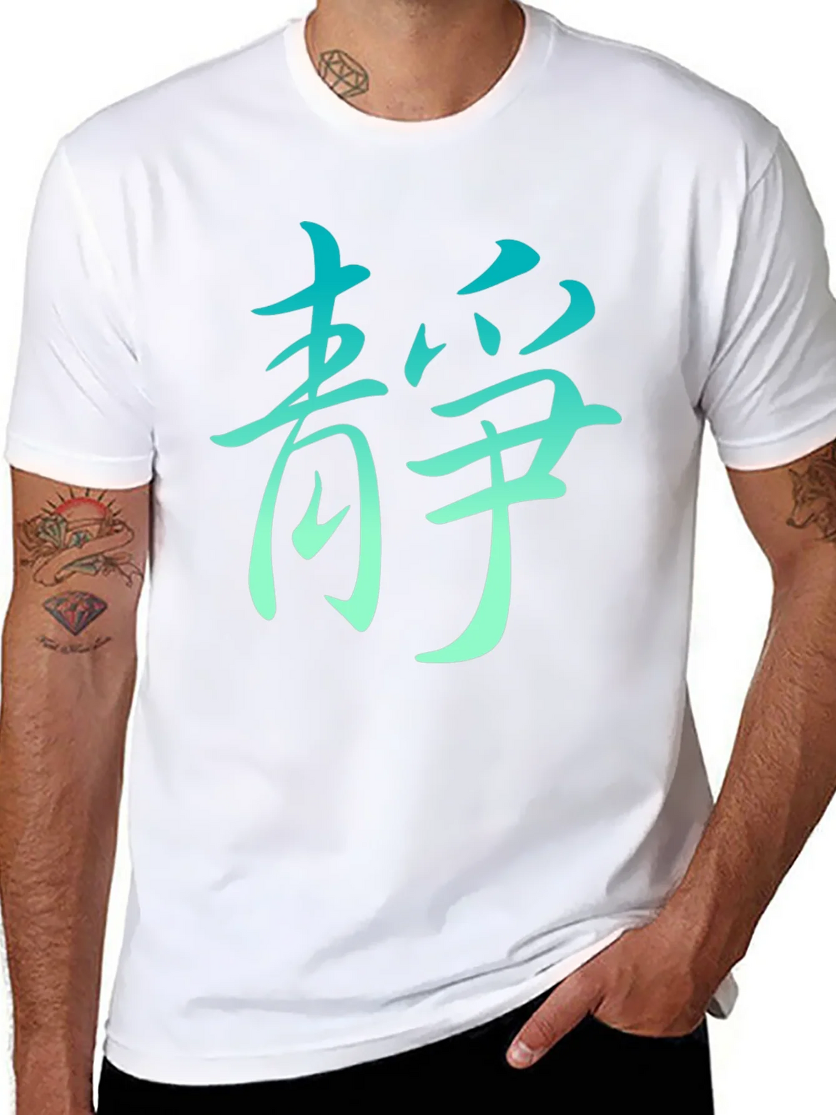 Zen Serenity Black Graphic Tee product image 7