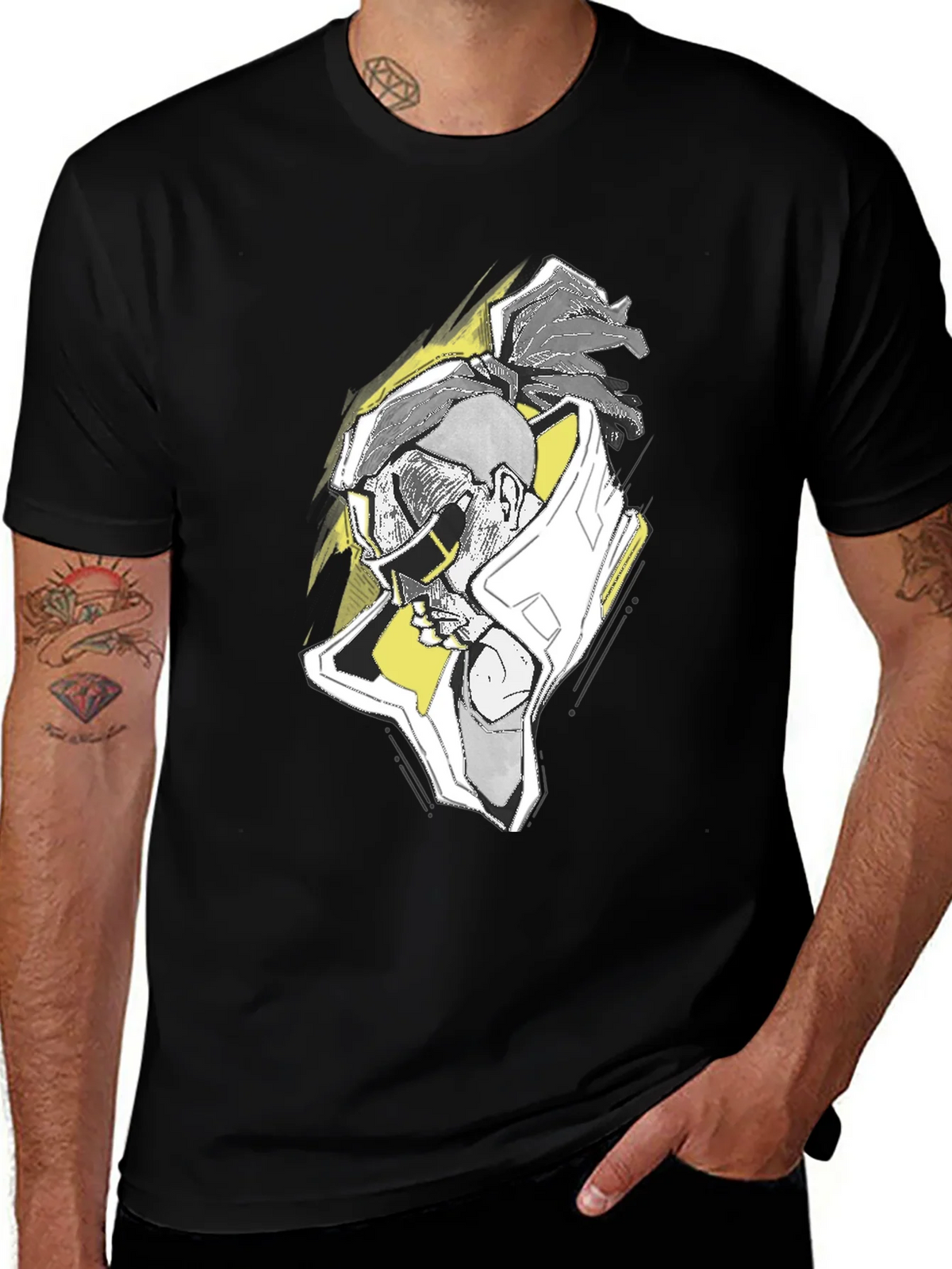 Cool Graphic Tee - Stylish Black T-Shirt for Men product image 1