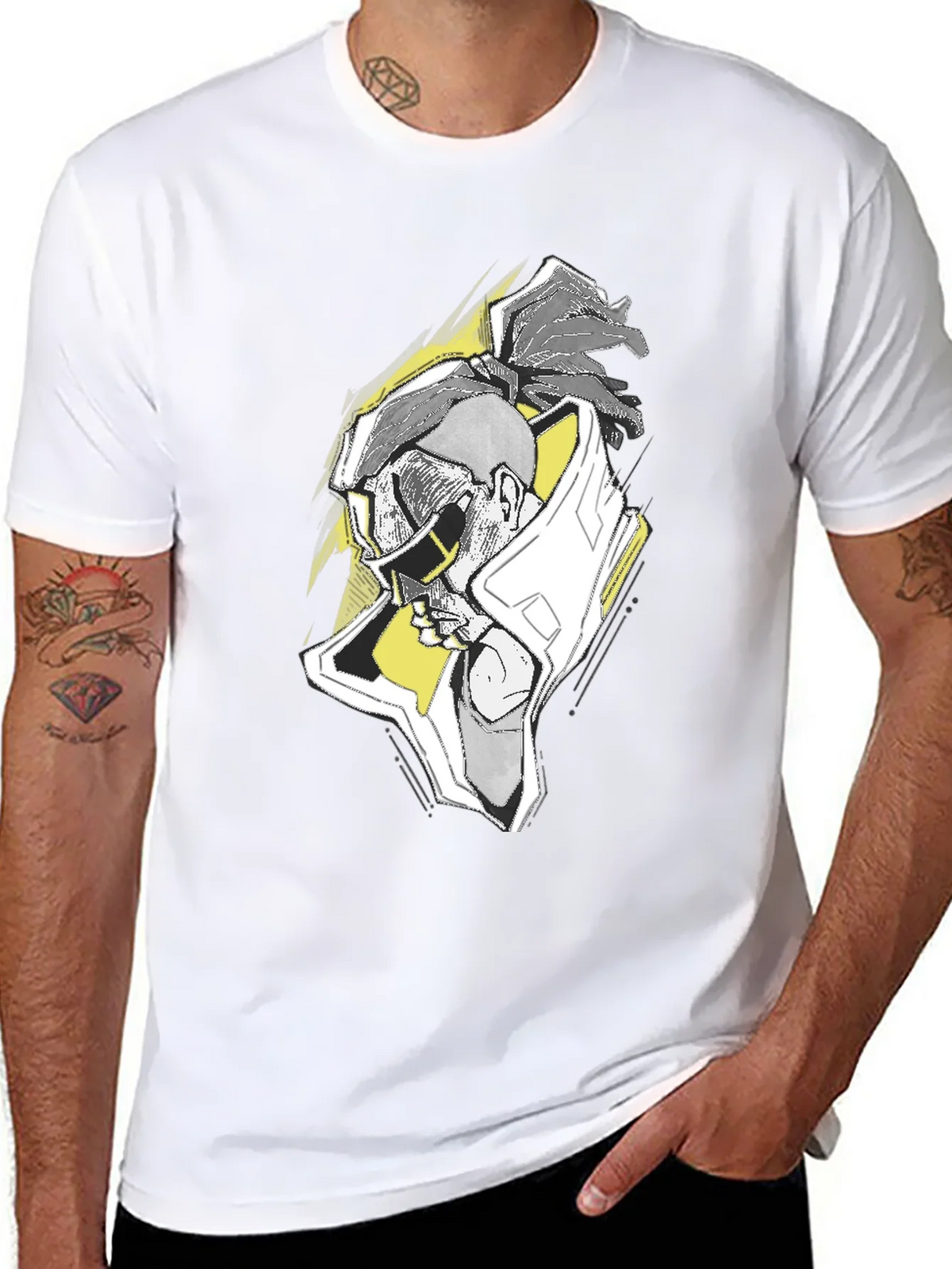 Cool Graphic Tee - Stylish Black T-Shirt for Men product image 7