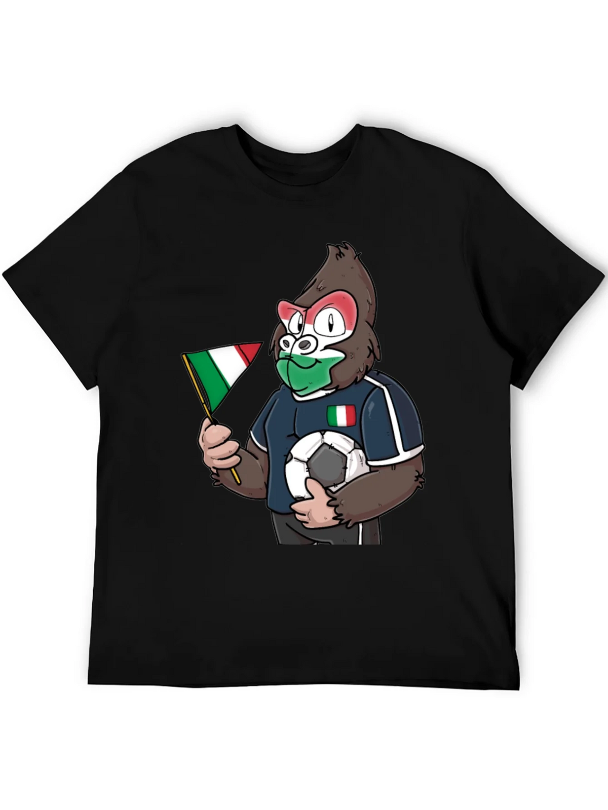 Italy Soccer Gorilla Fan T-Shirt product image 5