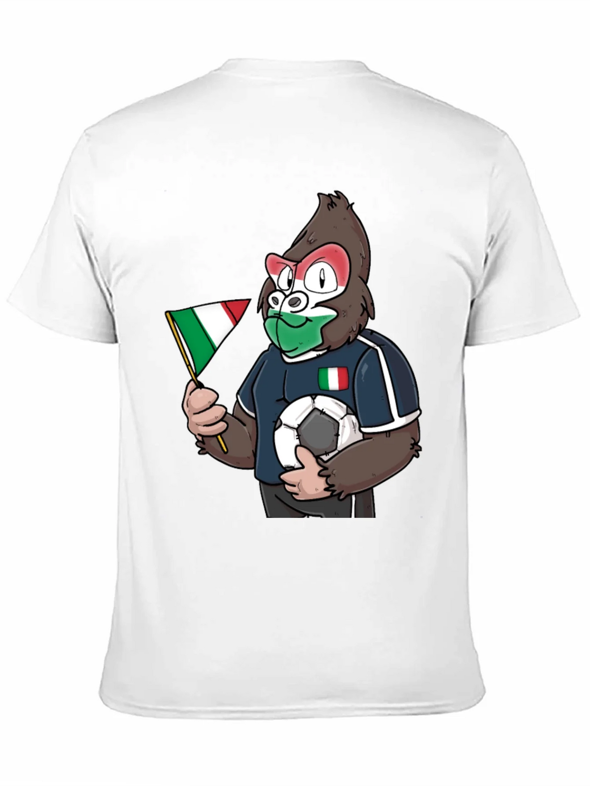Italy Soccer Gorilla Fan T-Shirt product image 10