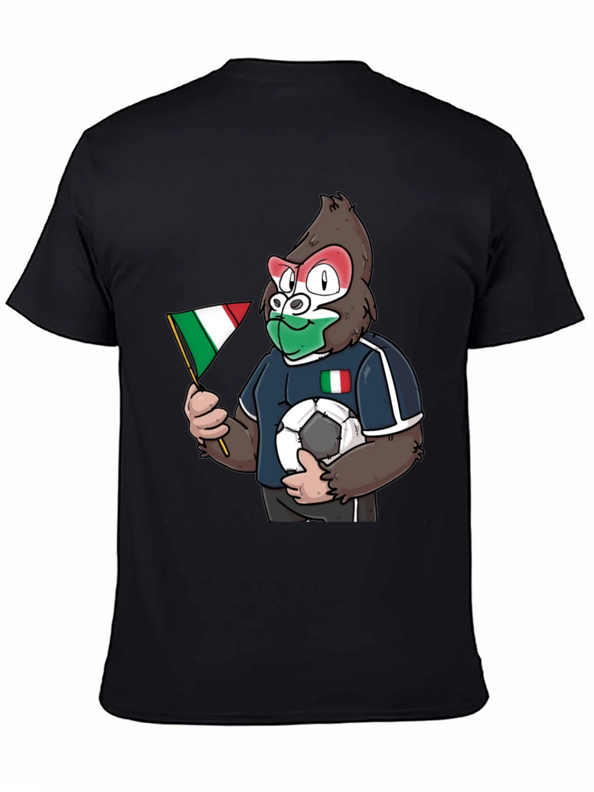 Italy Soccer Gorilla Fan T-Shirt product image 4