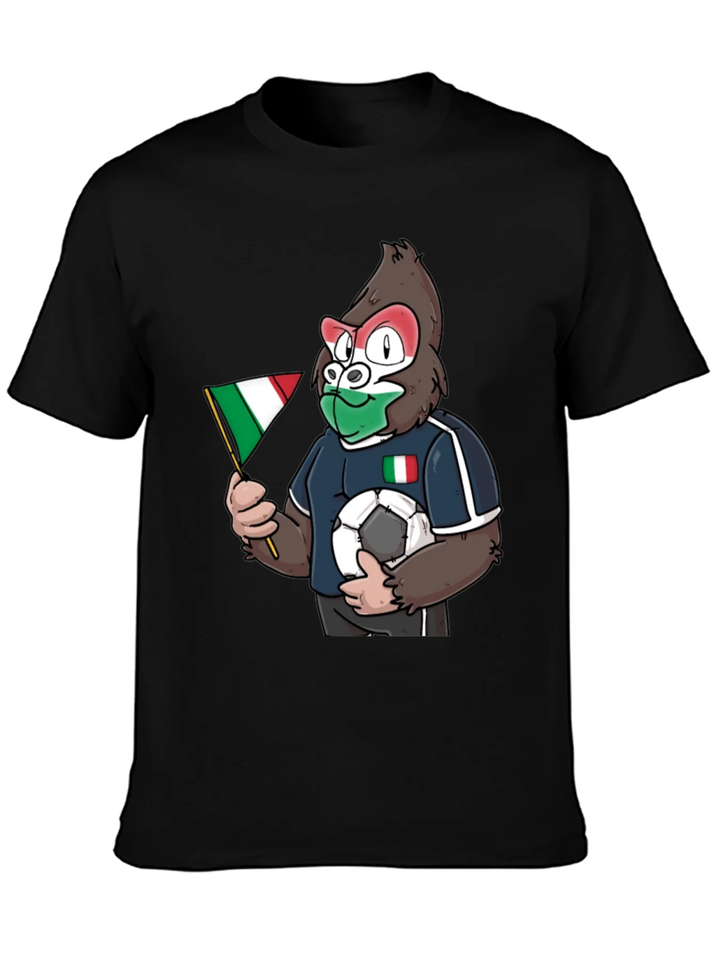 Italy Soccer Gorilla Fan T-Shirt product image 3