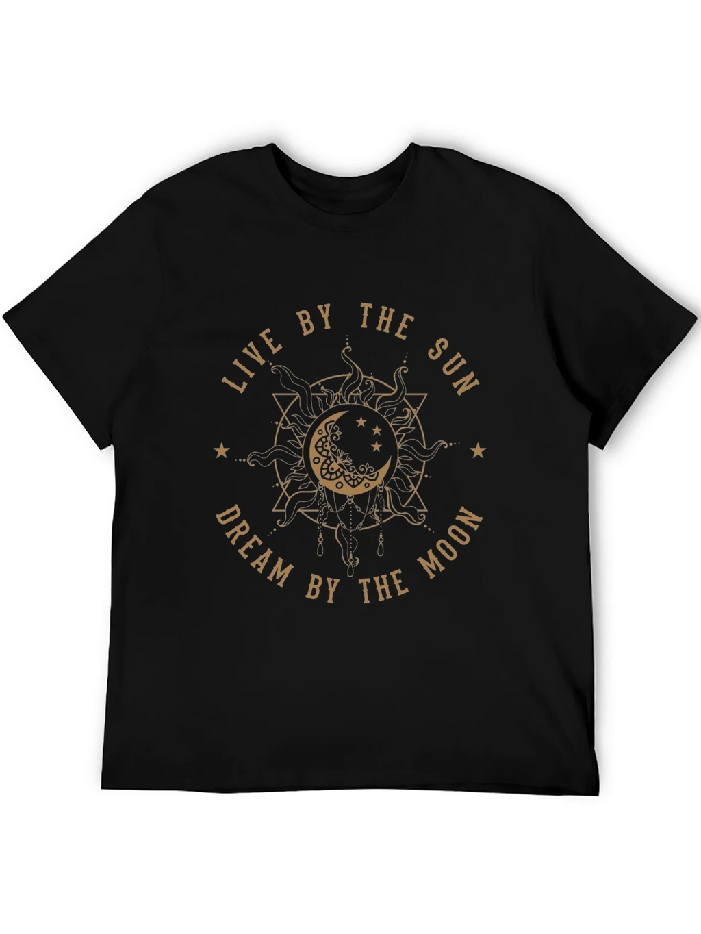 Sun & Moon Graphic Tee - Dreamy Black T-Shirt product image 5