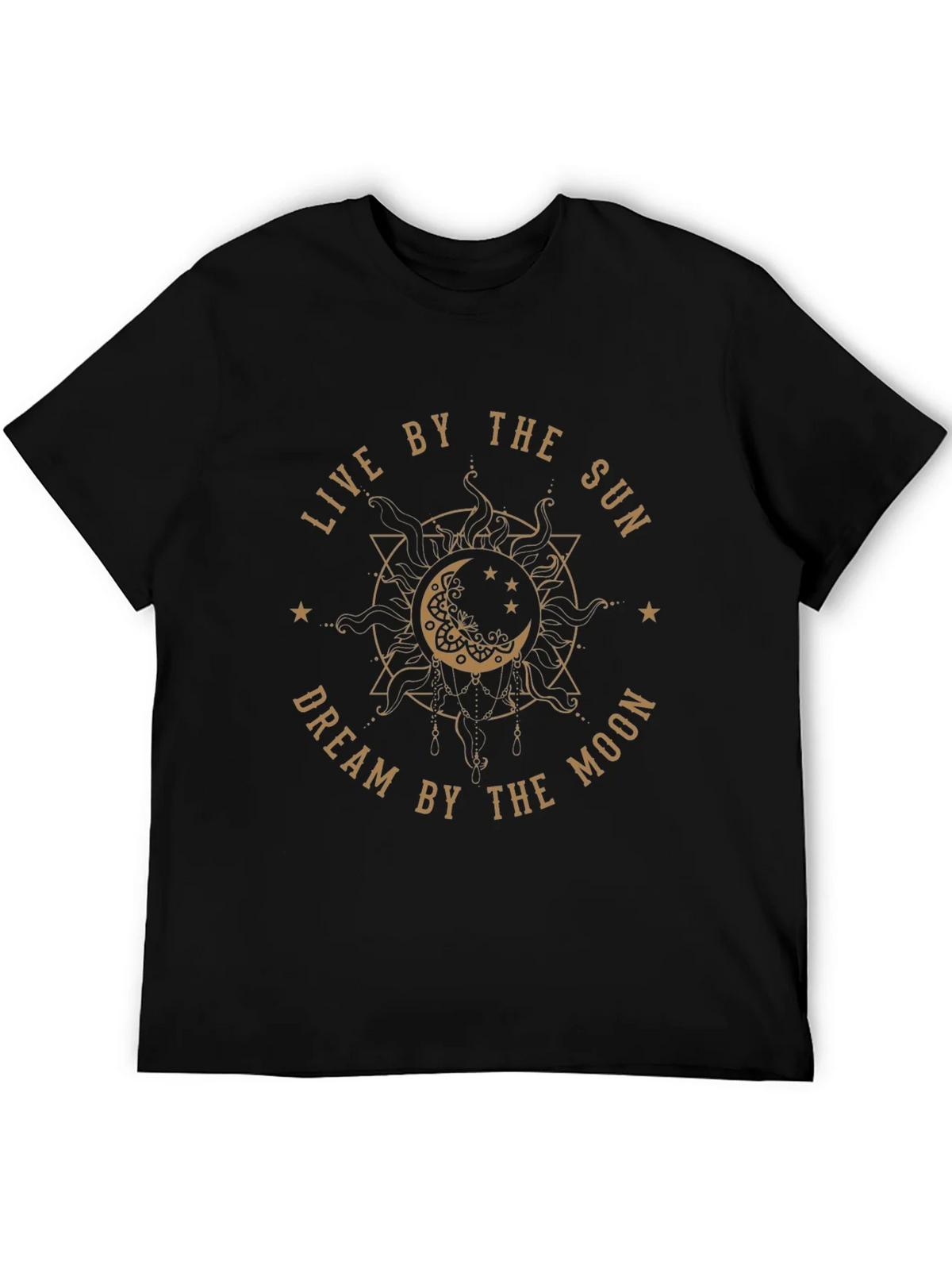 Sun & Moon Graphic Tee - Dreamy Black T-Shirt product image 5