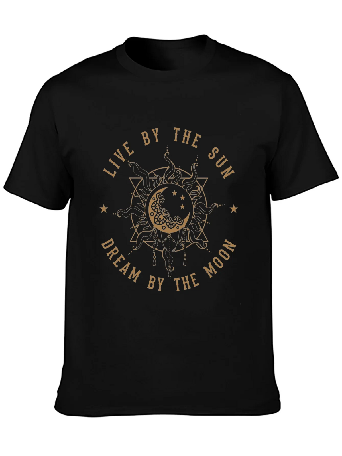 Sun & Moon Graphic Tee - Dreamy Black T-Shirt product image 3