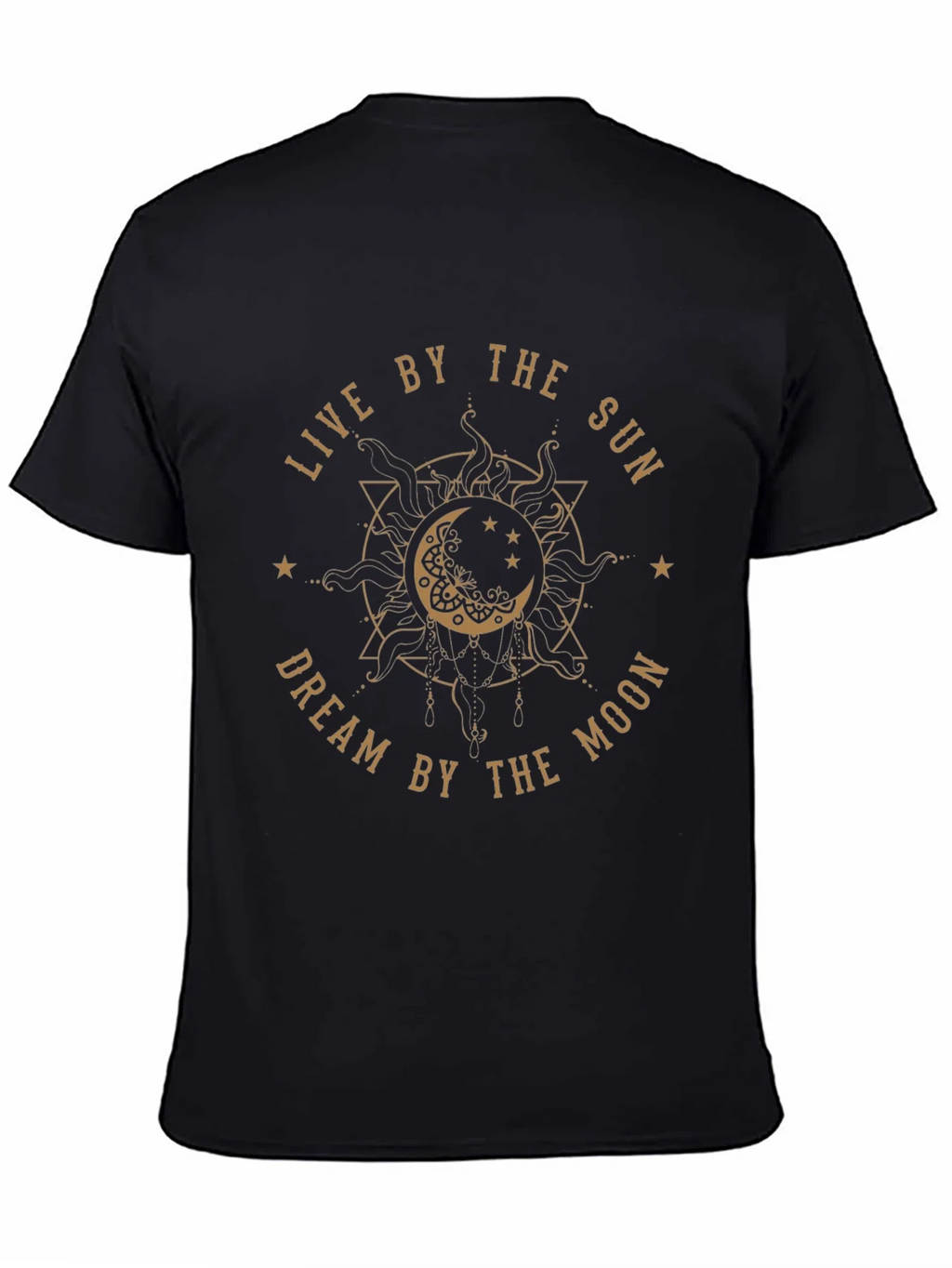 Sun & Moon Graphic Tee - Dreamy Black T-Shirt product image 4