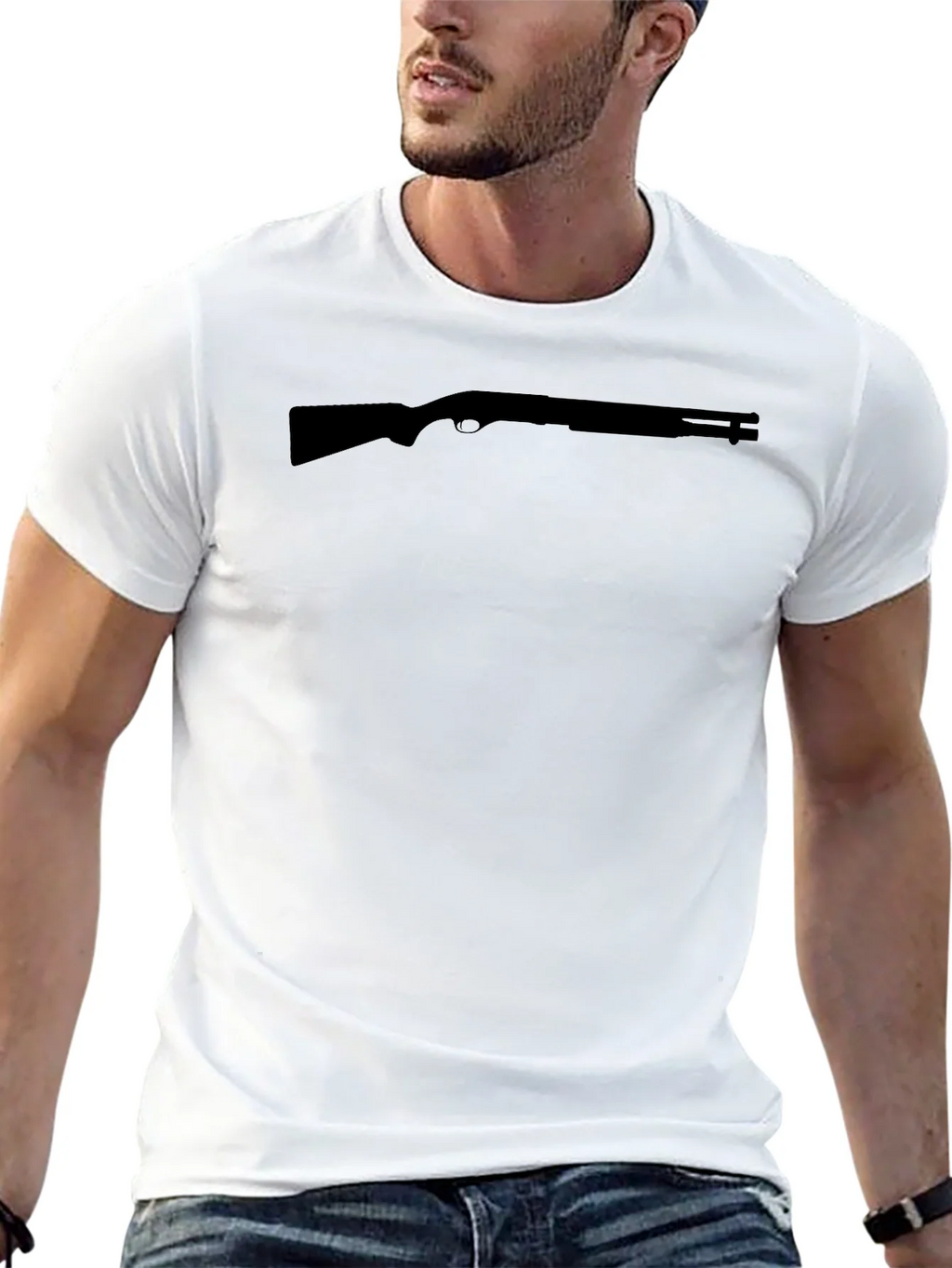 Black Shotgun Tee - Mens Graphic T-Shirt product image 12