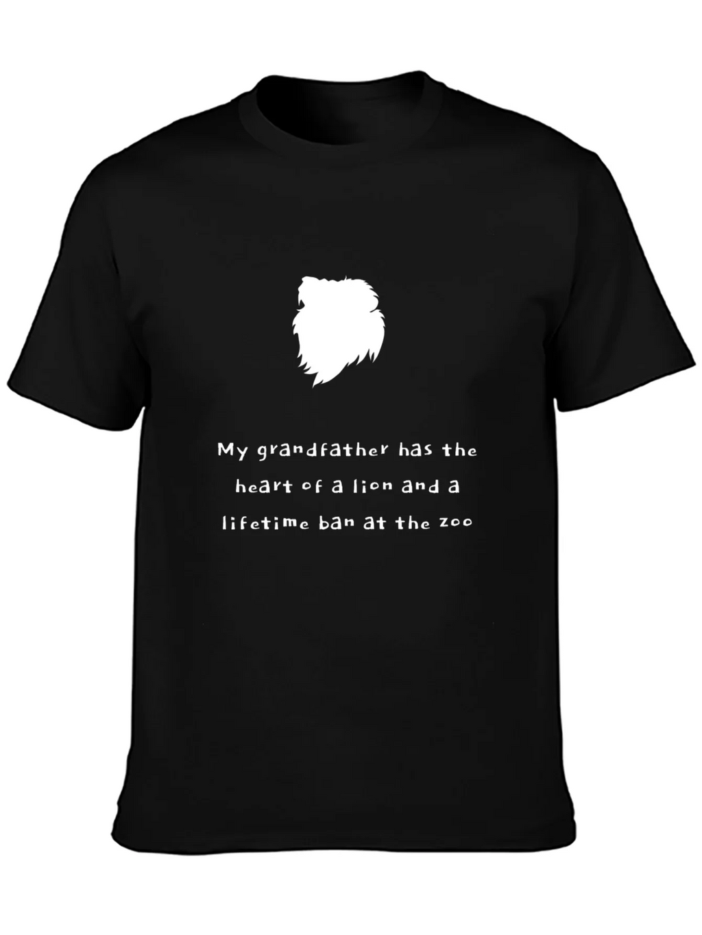 Lion Heart Grandfather Tee - Funny Zoo Ban Shirt product image 3