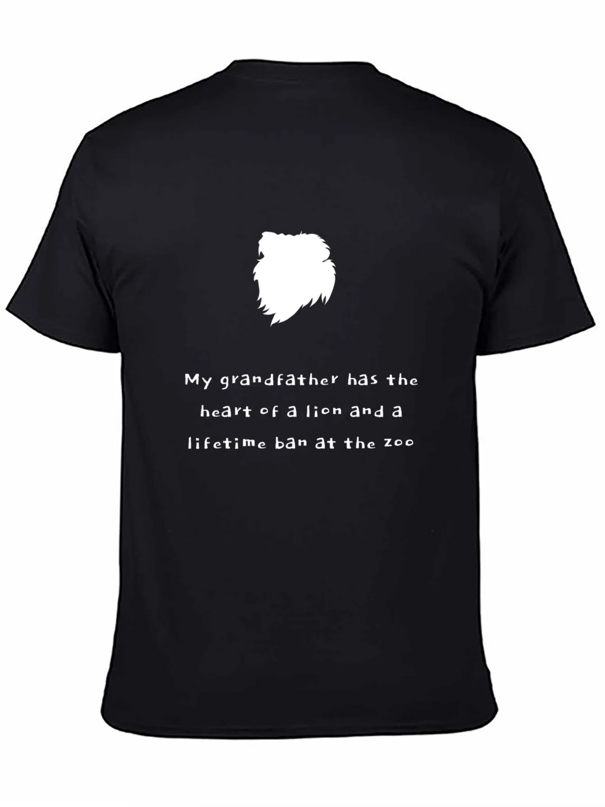 Lion Heart Grandfather Tee - Funny Zoo Ban Shirt product image 4