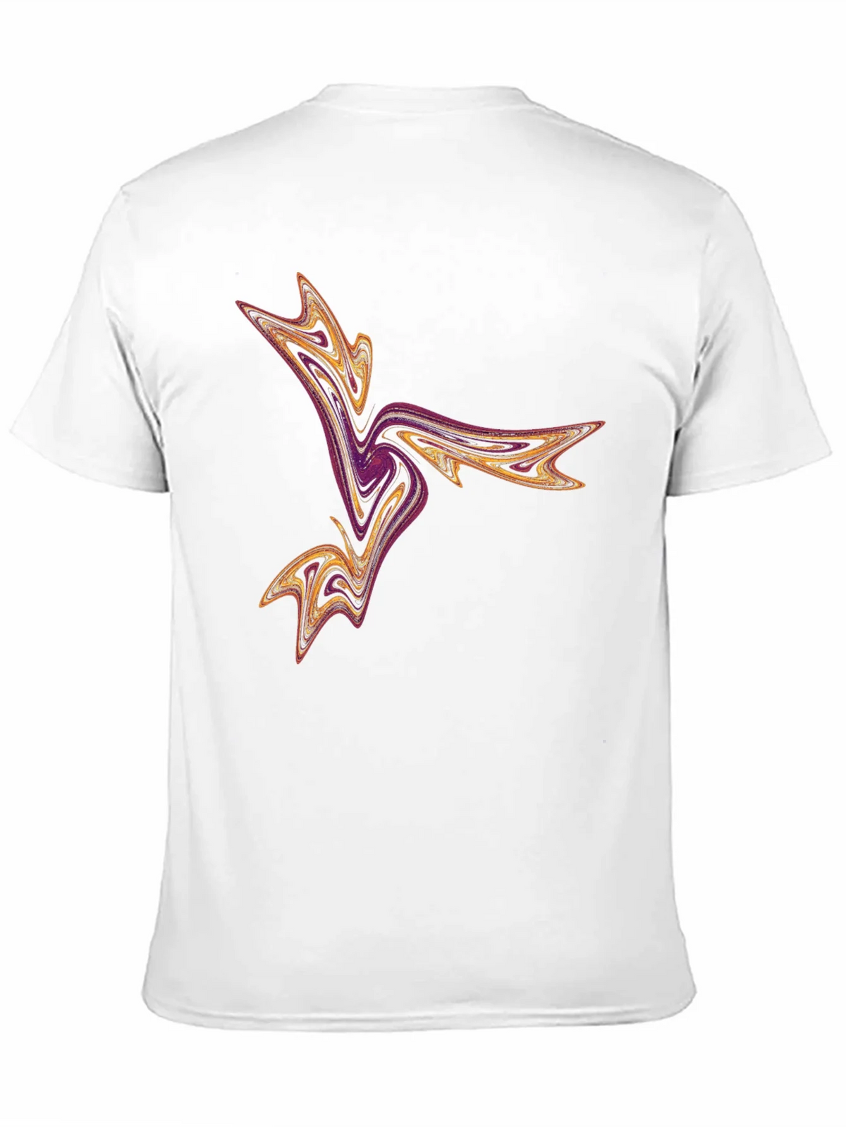 Abstract Swirl Graphic Tee - Black Casual T-Shirt product image 10