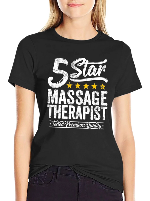 5 Star Massage Therapist Premium Quality T-Shirt product image 2