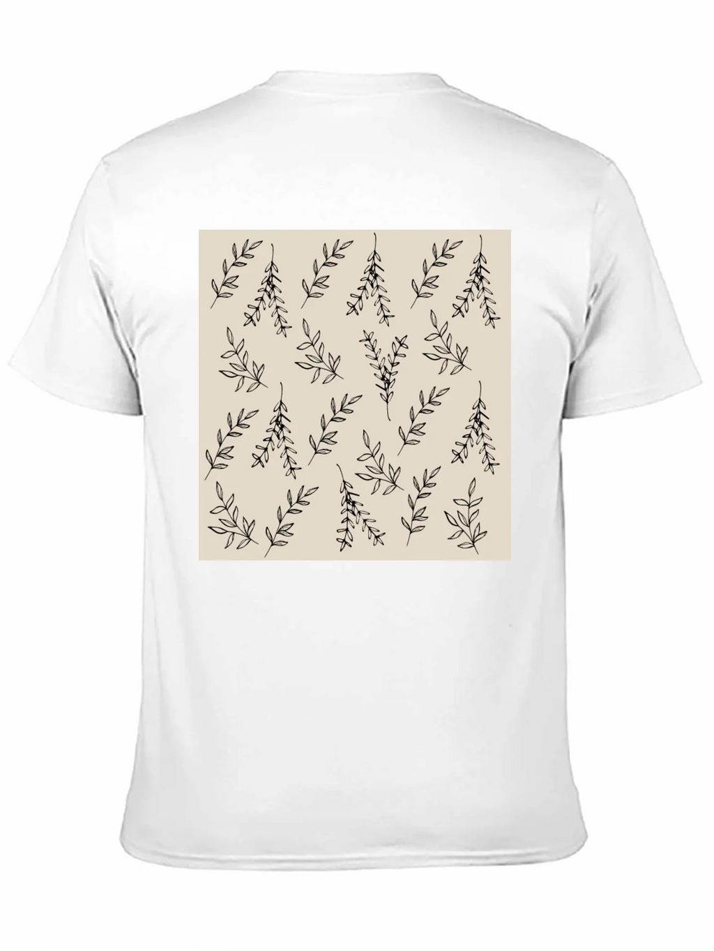 Botanical Print Crew Neck T-Shirt product image 10