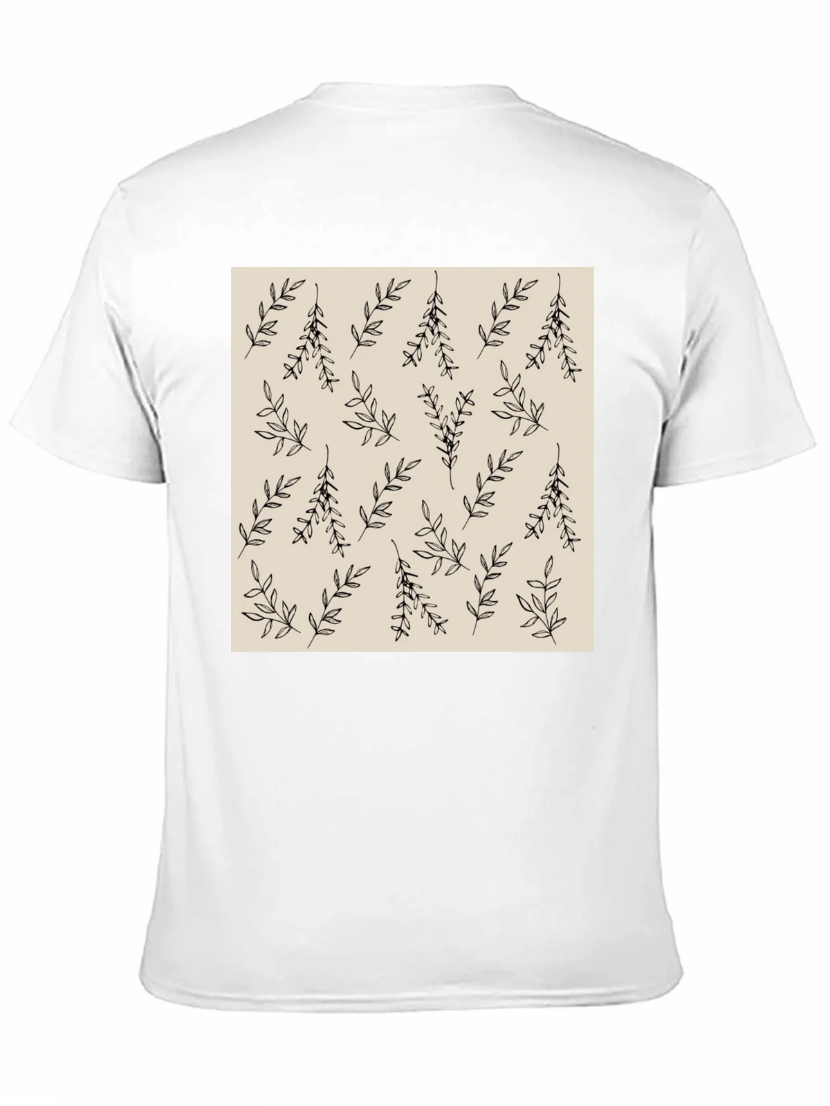 Botanical Print Crew Neck T-Shirt product image 10