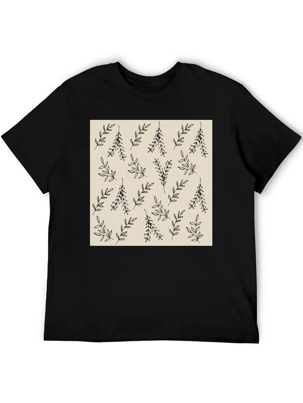 Botanical Print Crew Neck T-Shirt product image 5