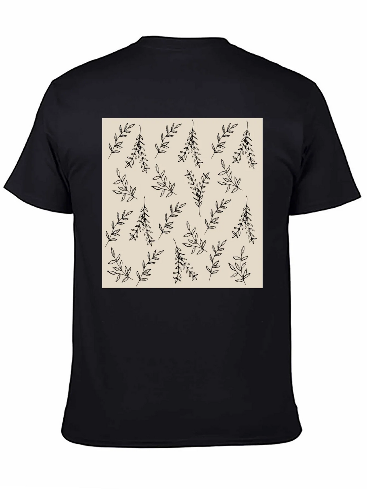 Botanical Print Crew Neck T-Shirt product image 4