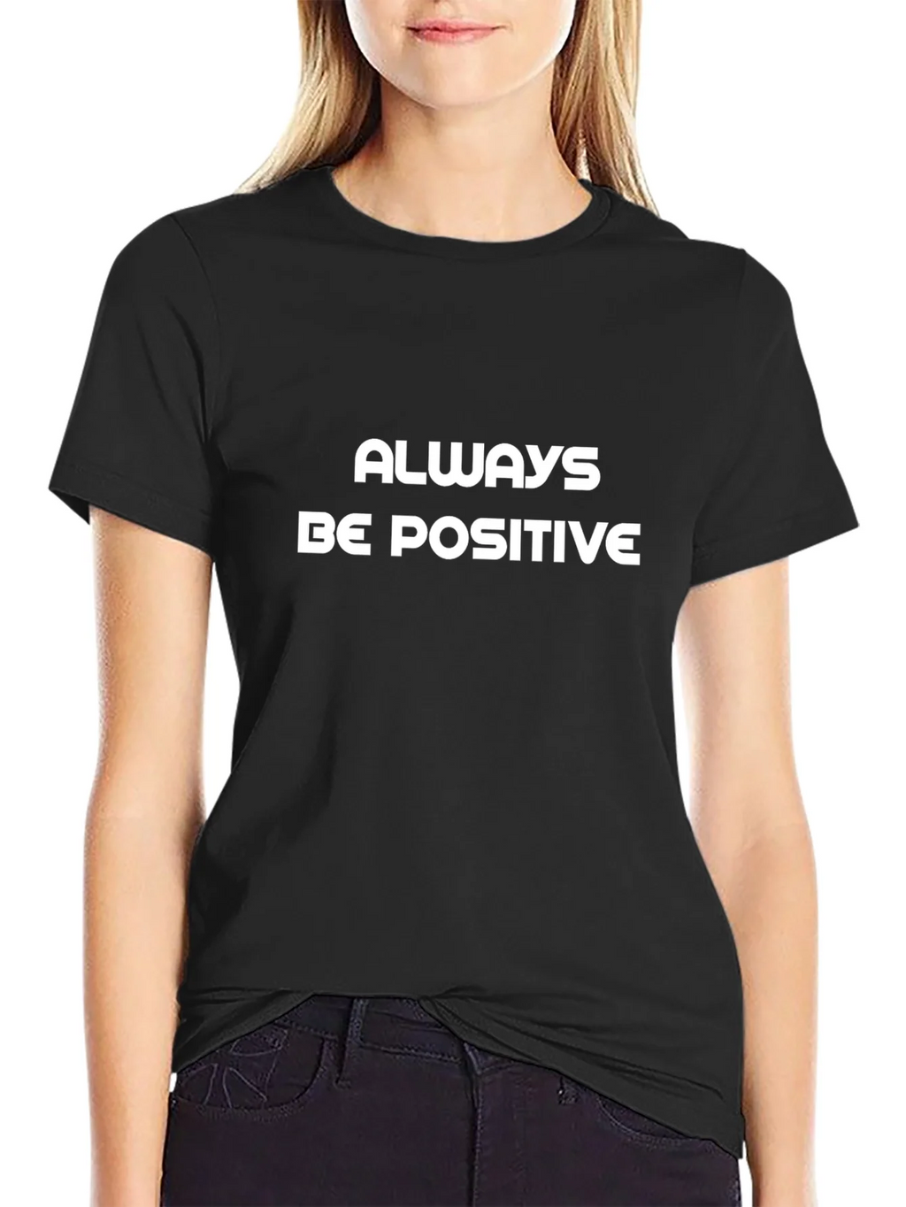 Always Be Positive Black T-Shirt product image 2