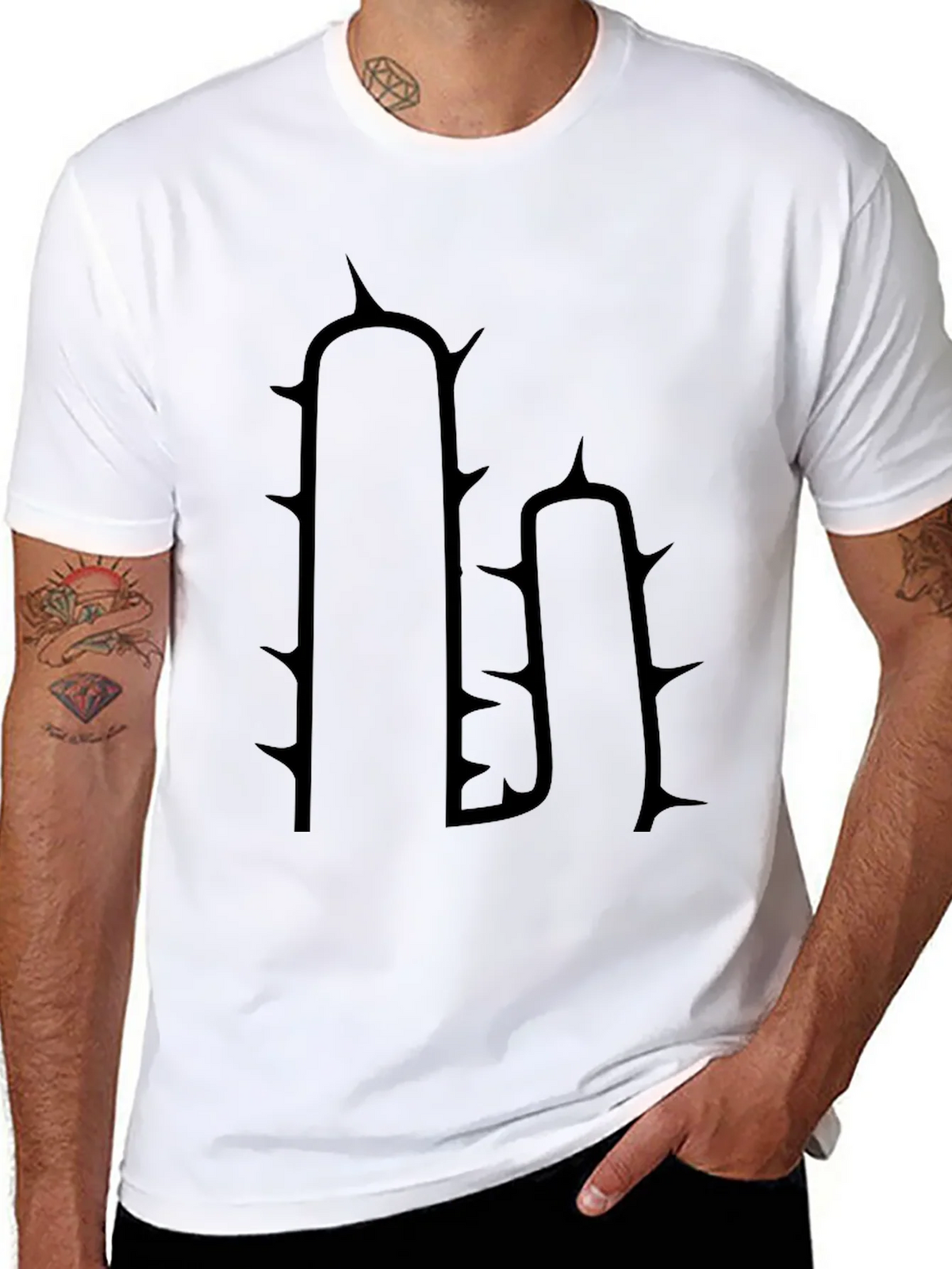 Black Cactus T-Shirt product image 7