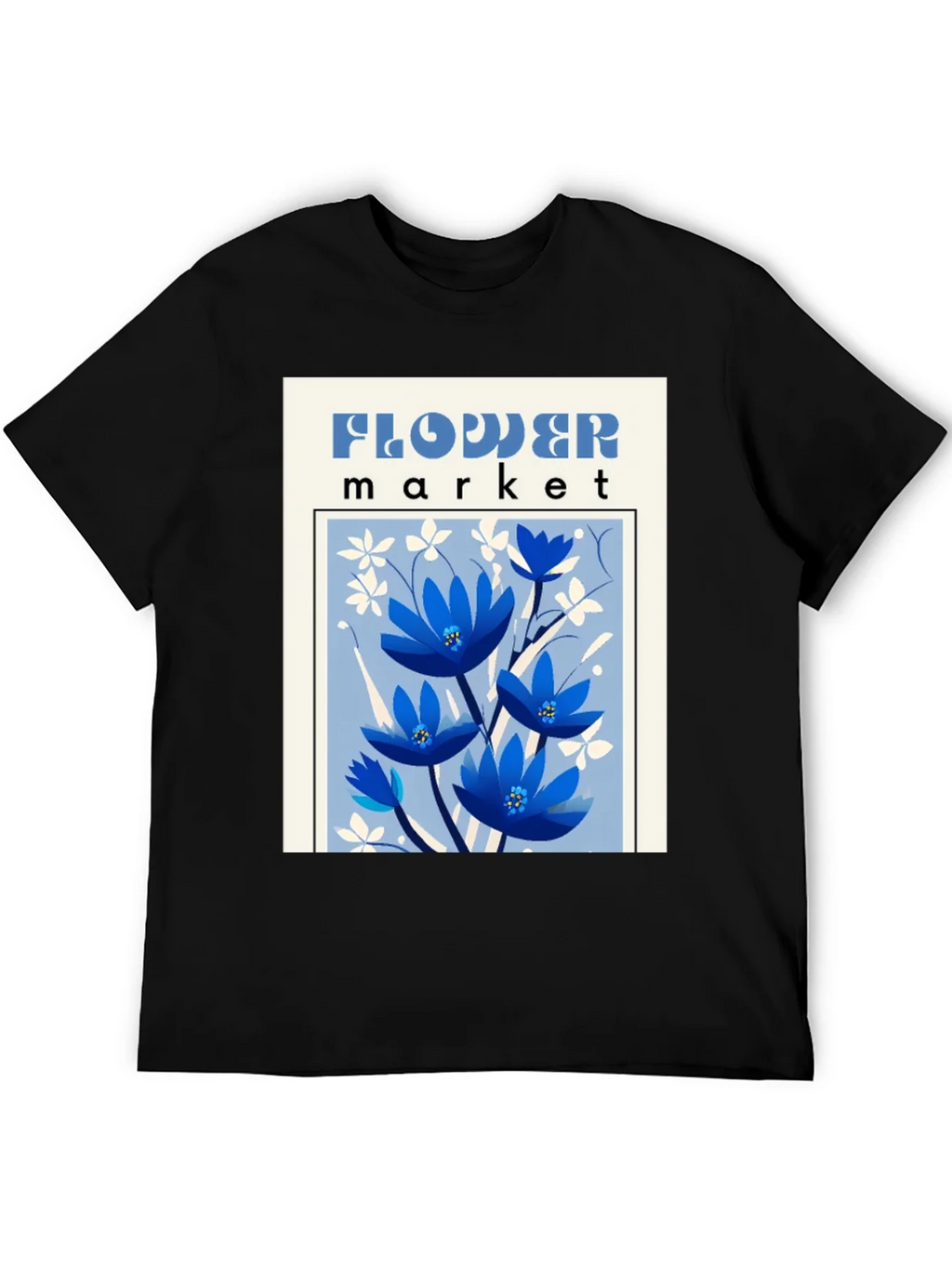 Flower Market Graphic T-Shirt - Unisex Fashion Tee product image 5