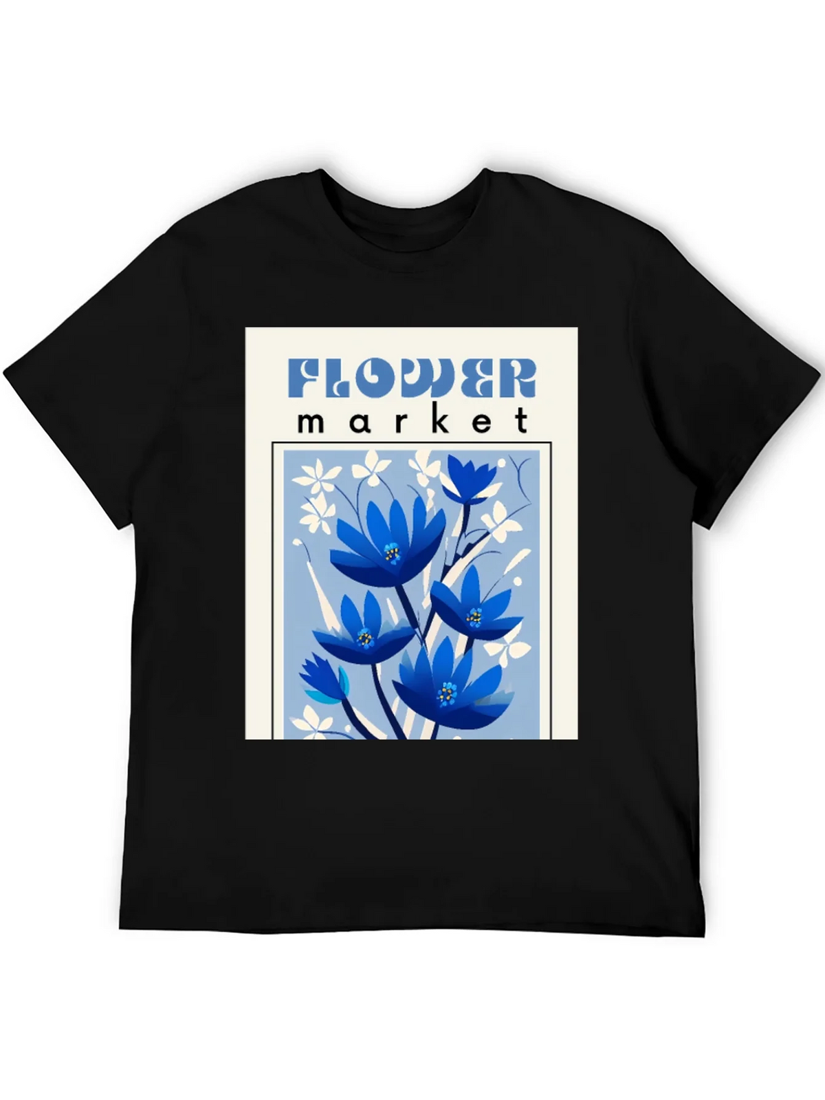Flower Market Graphic T-Shirt - Unisex Fashion Tee product image 5